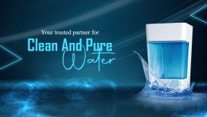 Technician installing an RO water purifier